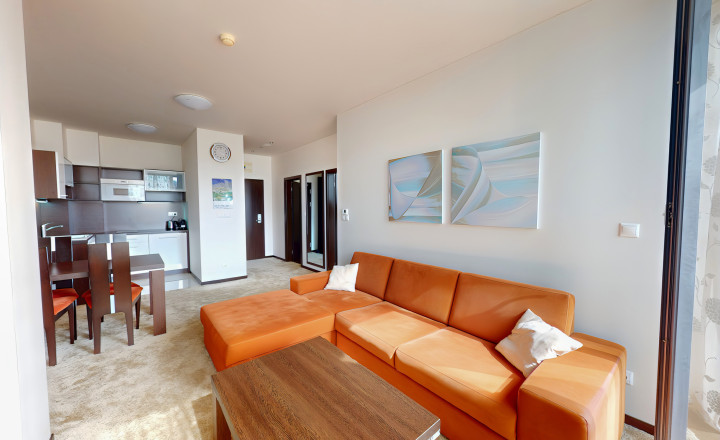Apartmán 2-izb. (55 m²) s terasou a garážou, Hotel Panoráma Štrbské Pleso - fotografia 4
