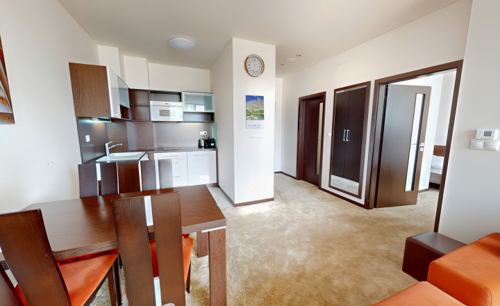 Apartmán 2-izb. (55 m²) s terasou a garážou, Hotel Panoráma Štrbské Pleso - fotografia 8