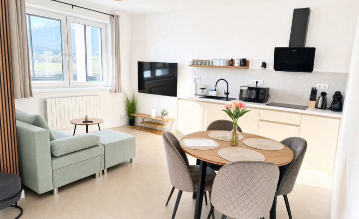Moderný apartmán s terasou vo Veľkom Slavkove - fotografia 1